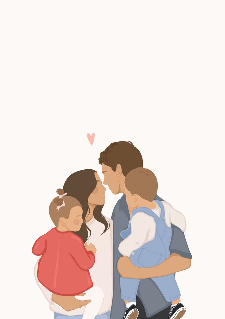 Семья с ребёнком